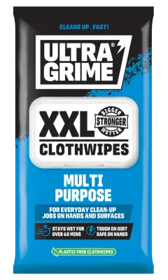 UltraGrime 5411 Multi-Purpose XXL Clothwipes Pack 40