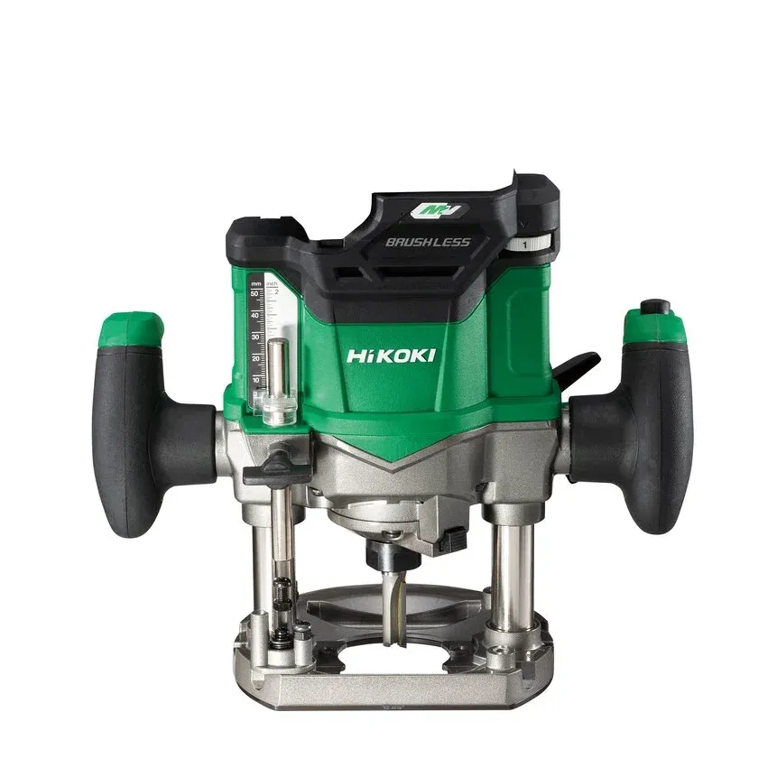 Hikoki M3612DAJ2Z 36v Multi-Volt 1/2in Plunge Router bare unit in Case