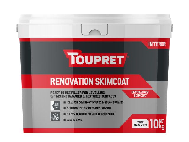 Toupret TOUTTEGALP10 Renovation Skimcoat 10kg