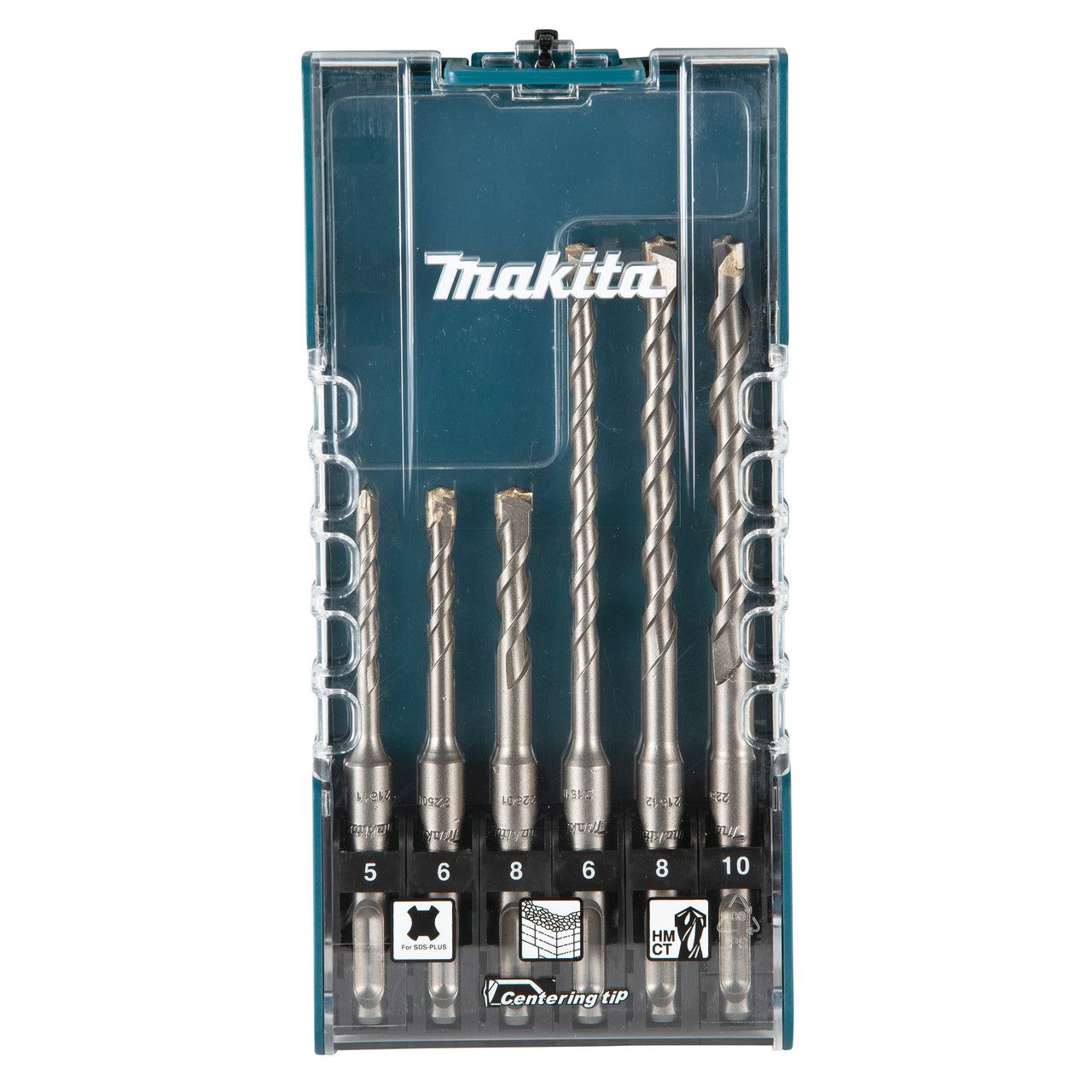 Makita E-15730 6pc TCT SDS+ Drill Bit Set 5-10mm