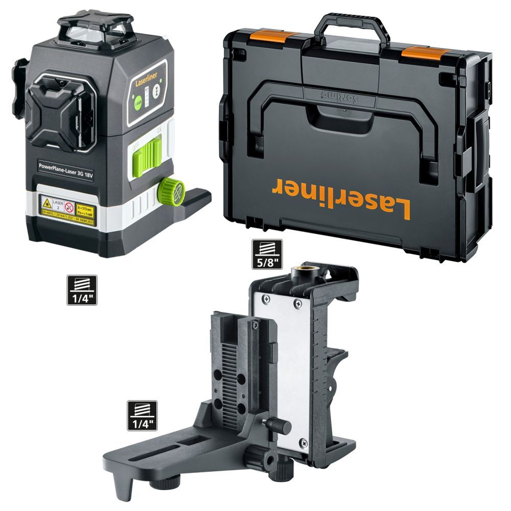 Laserliner 036.380L PowerPlane Laser 3G Multi-18v Bare Unit