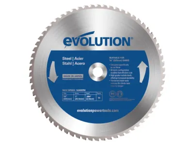 Evolution M355TCT-66CS 66TBLADE 355mm x 25.4mm x 66T Steel Cutting Saw Blade