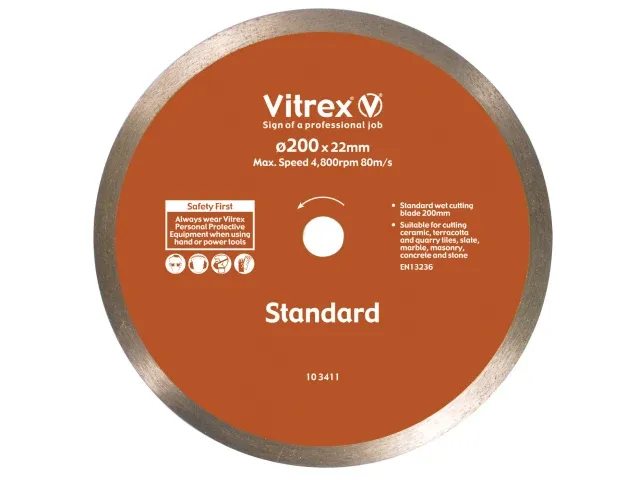 Vitrex VIT103411 Standard Diamond Blade 200mm