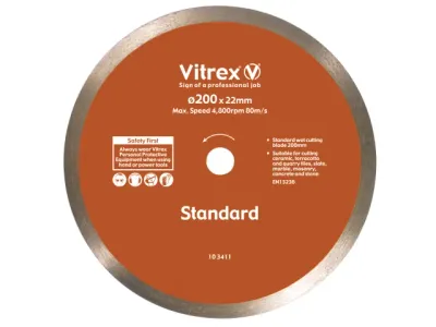 Vitrex VIT103411 Standard Diamond Blade 200mm