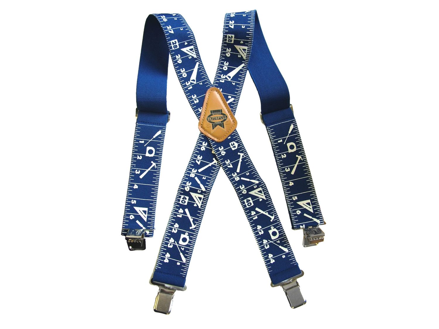 Faithfull Heavy-Duty Braces 50mm Wide Blue FAIBRACESTM