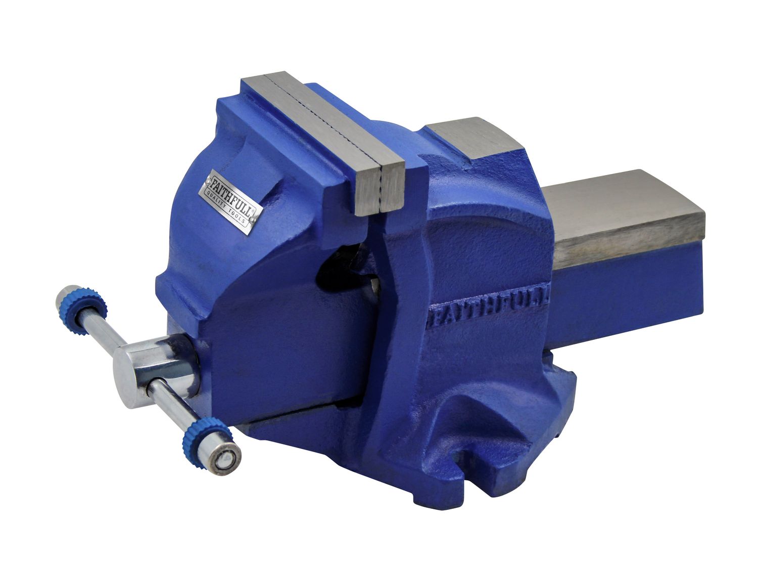 Faithfull FAIMV100SG Mechanics Vice with Magnetic Jaws 100mm (4in)