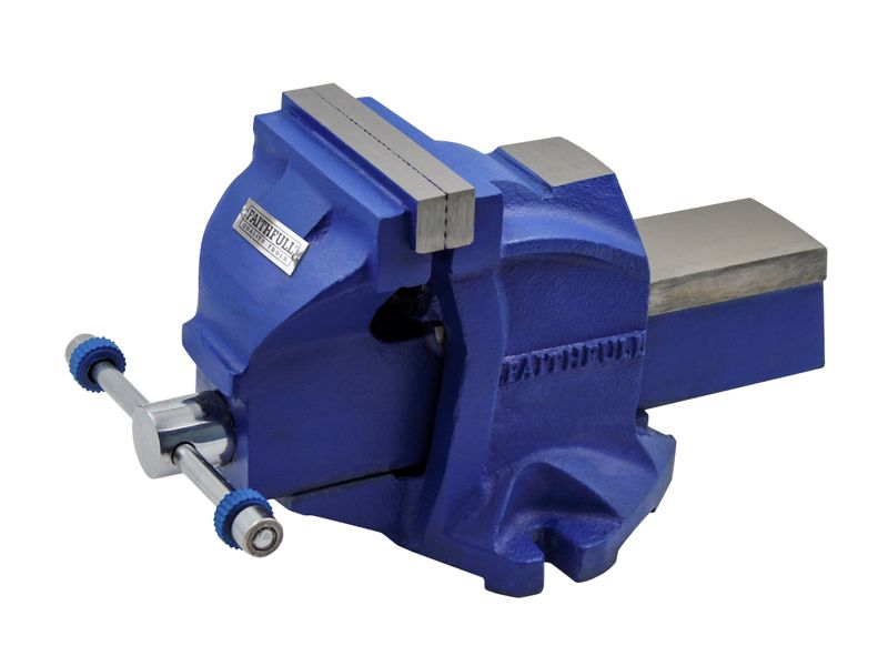 Faithfull FAIMV100SG Mechanics Vice with Magnetic Jaws 100mm (4in)