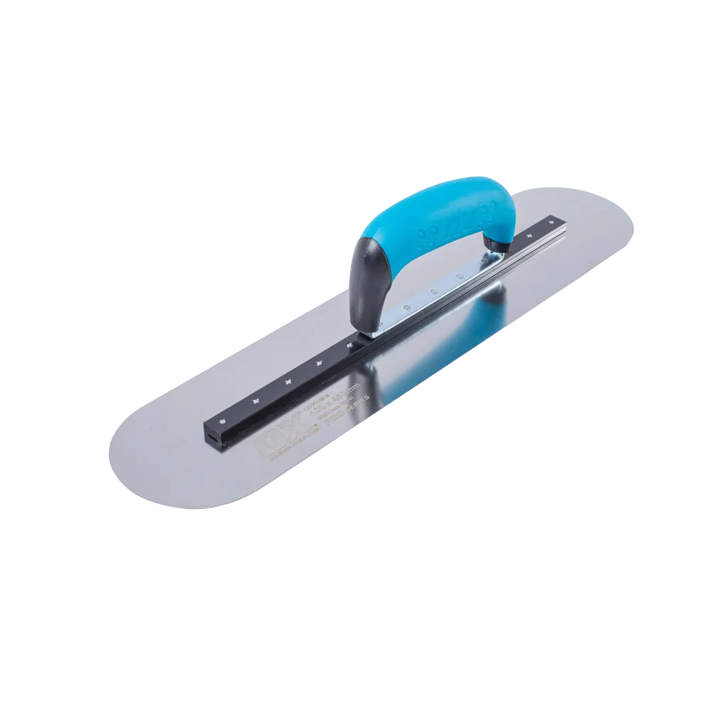 OX Tools OX-P015818 Pro Stainless Steel Pool Finishing Trowel 110mm x 450mm / 18in
