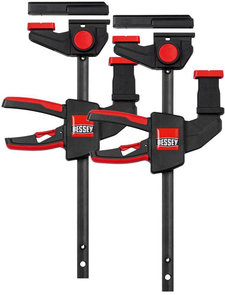 Bessey EZR15-6SET One Handed Guide Rail Clamp Set 2pc