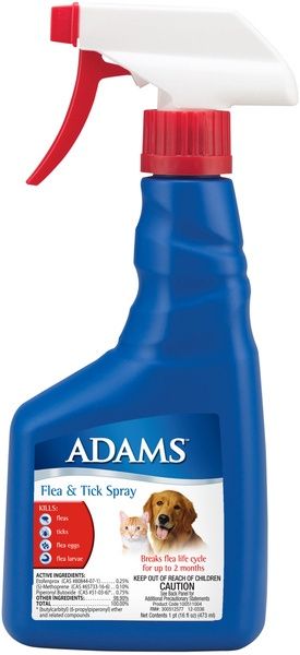 Adams Flea and Tick Spray 16 Oz