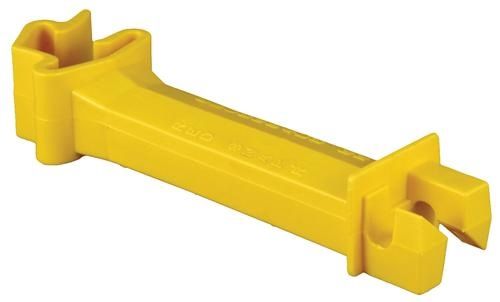 Electric Fence T-Post Insulator 5" - Yellow 25pk