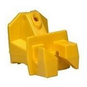 Electric Fence Wood Post Insulator - Yellow 25pk
