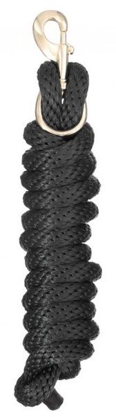 8-FT TOUGH-1 POLY LEAD W/ REPLACEABLE BOLT SNAP - BLACK