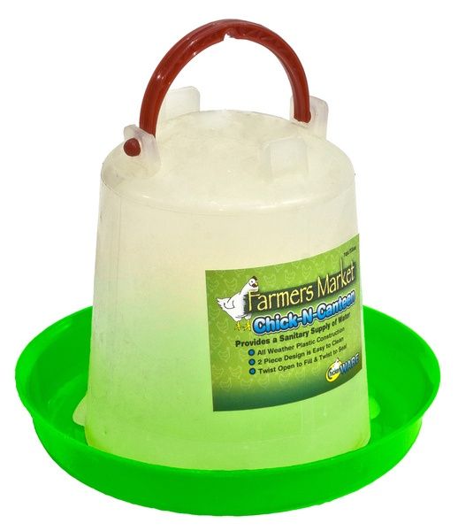 Chick-N-Canteen Chicken Water Supply 7" Small Plastic