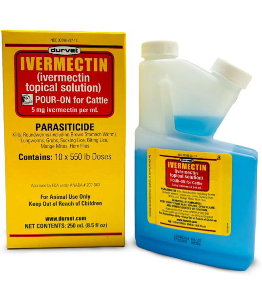 IVERMECTIN POUR-ON PARASITICIDE FOR CATTLE