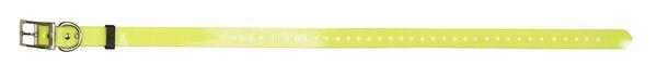 SunGlo Dog Tracking Collar Band 1" x 30" Cut-to-Fit Polyurethane Coated Nylon - Yellow