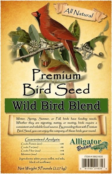 Bird Seed - Premium Wild Bird Blend 5-lbs