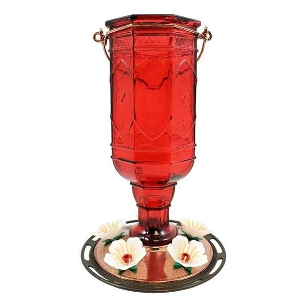 RED JEWEL HUMMINGBIRD FEEDER