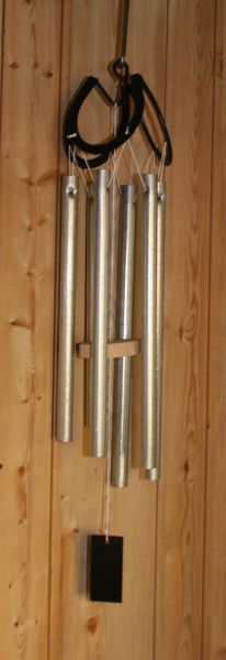 Horseshoe Wind Chime - Silver