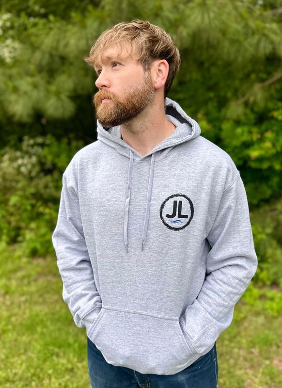 Grey JL Logo Hoodie