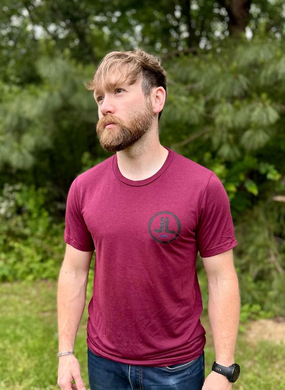Maroon JL Logo T-Shirt