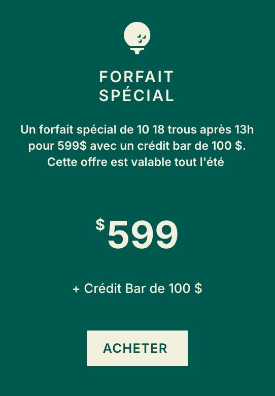 Forfait 10 droits de jeu