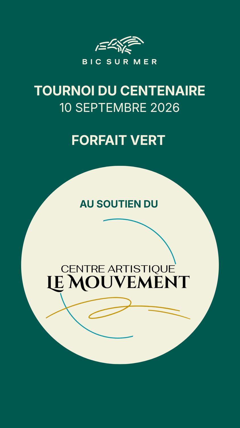 Tournoi du Centenaire - Offre Verte