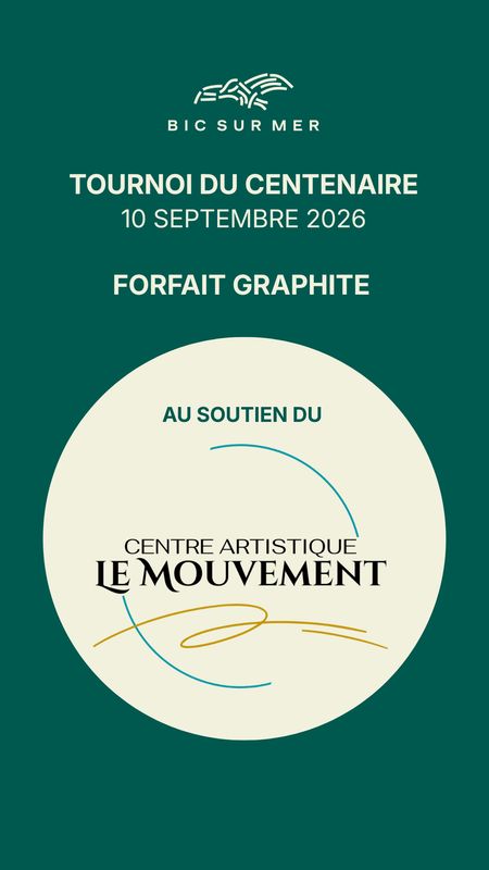 Tournoi du Centenaire - Offre Graphite