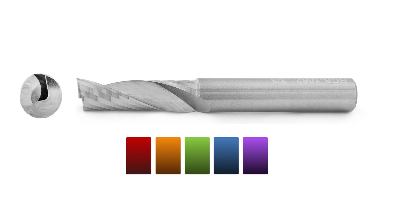 EDP 1040 - 1/16 x 5/16 x 1/4 x 2 - SINGLE FLUTE UPCUT - HIGH PERFORMANCE