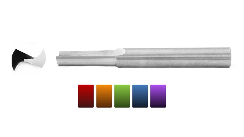 EDP 2109 - 1/32 x 3/32 x 1/8 x 1-1/2 - TWO STRAIGHT FLUTE O