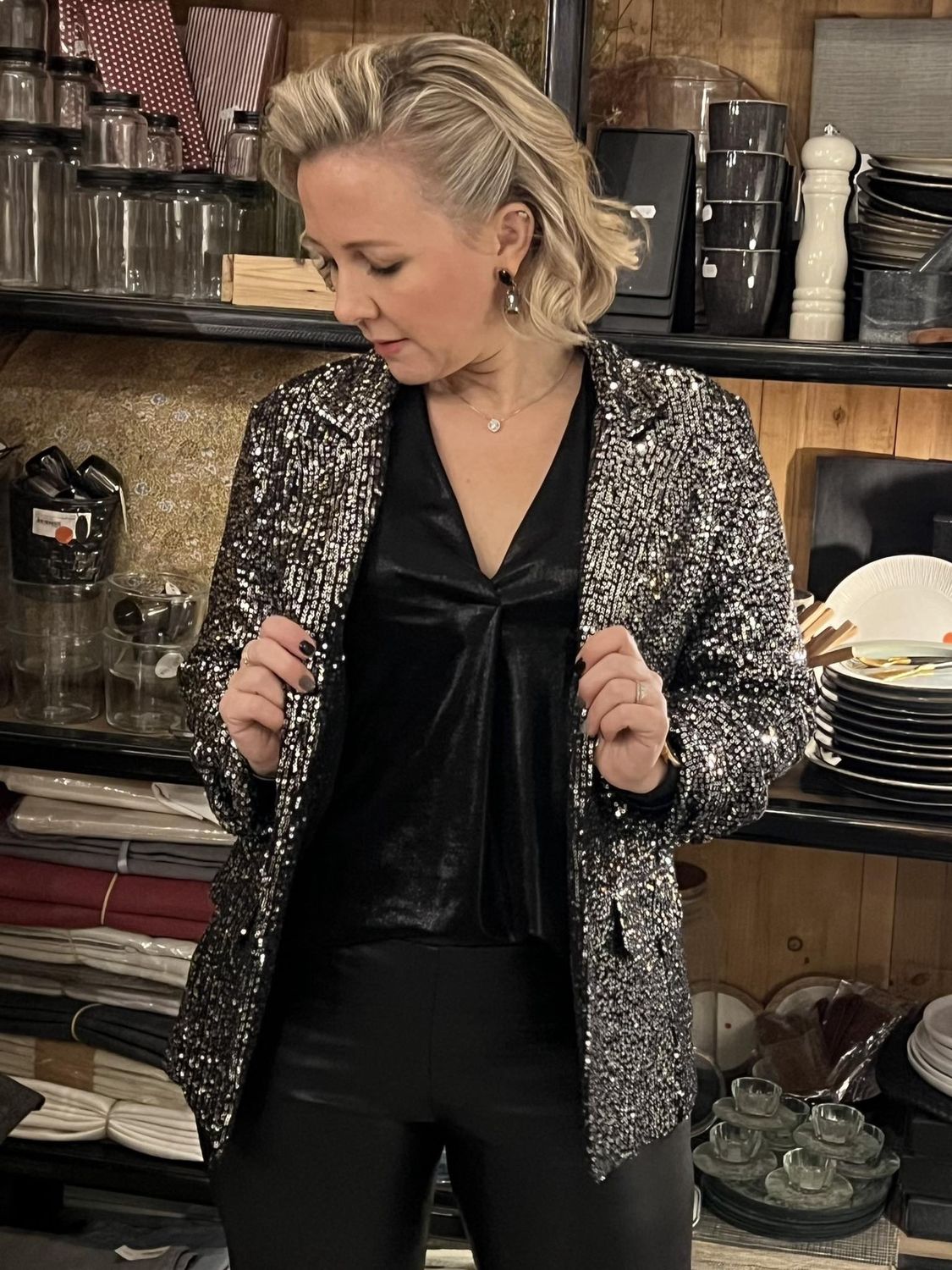 Bloesje Lederlook