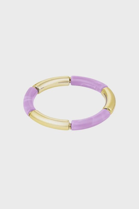 Lila Tube armband
