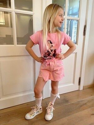 Fun Fun T-shirt Pink Vespa