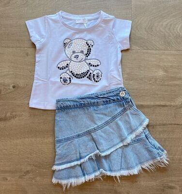 Fun Fun T-shirt White beary