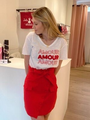My loving Red skirt