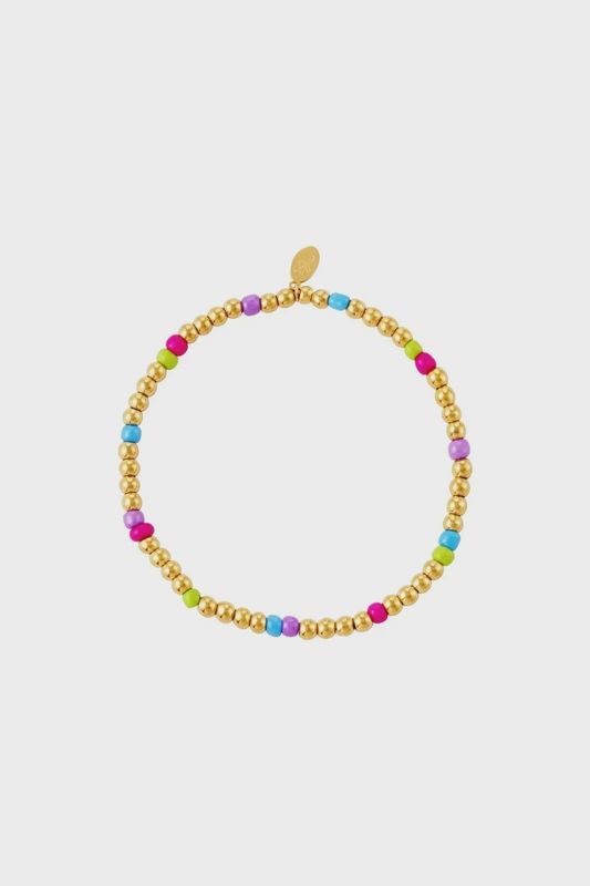 Rosé Kleurrijke armband