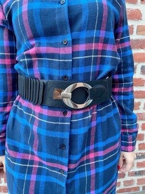 Zwarte elastische riem