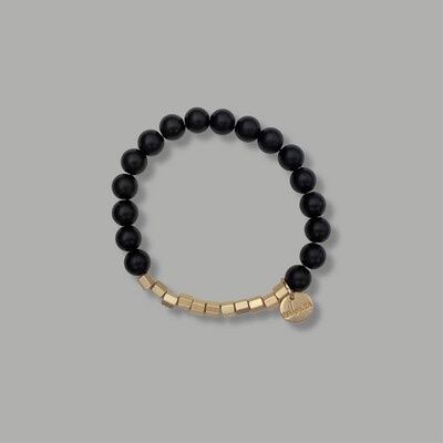 Zwart Met Goud Armband