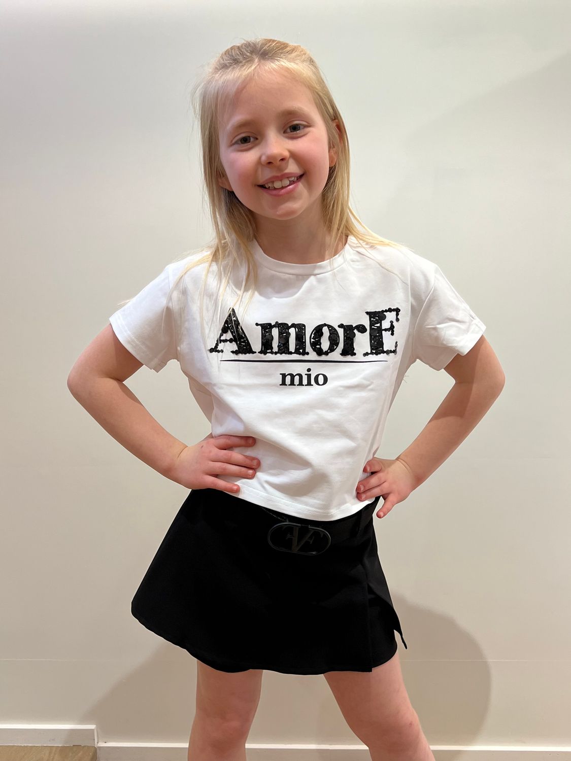 Fun Fun T-shirt Crop Amore Mio