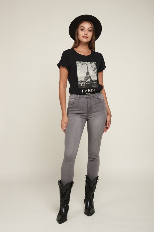 Toxik 3 Jeans High Waist Grey