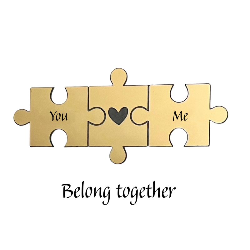 Couple Puzzle Frame