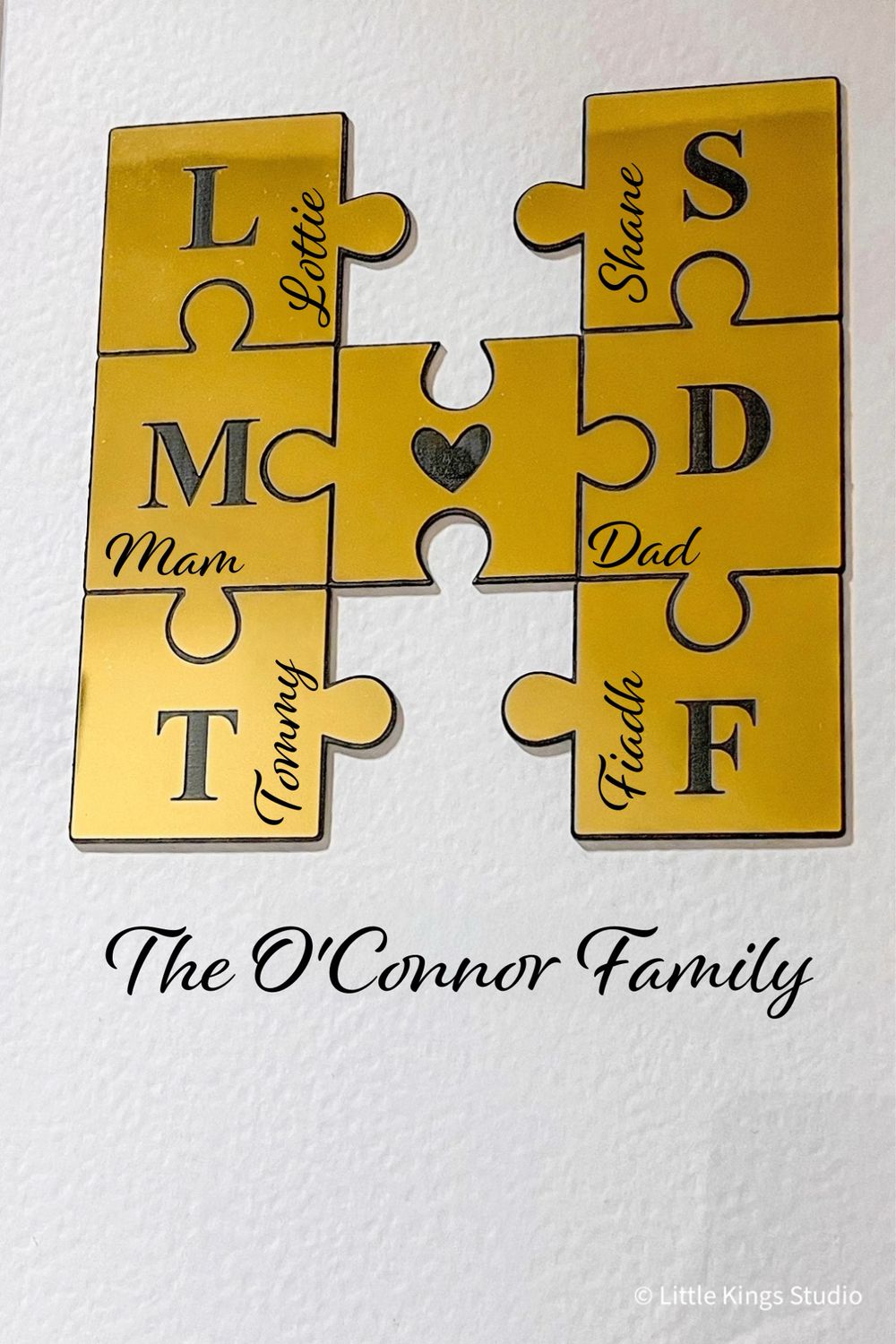 Family Puzzle Frame