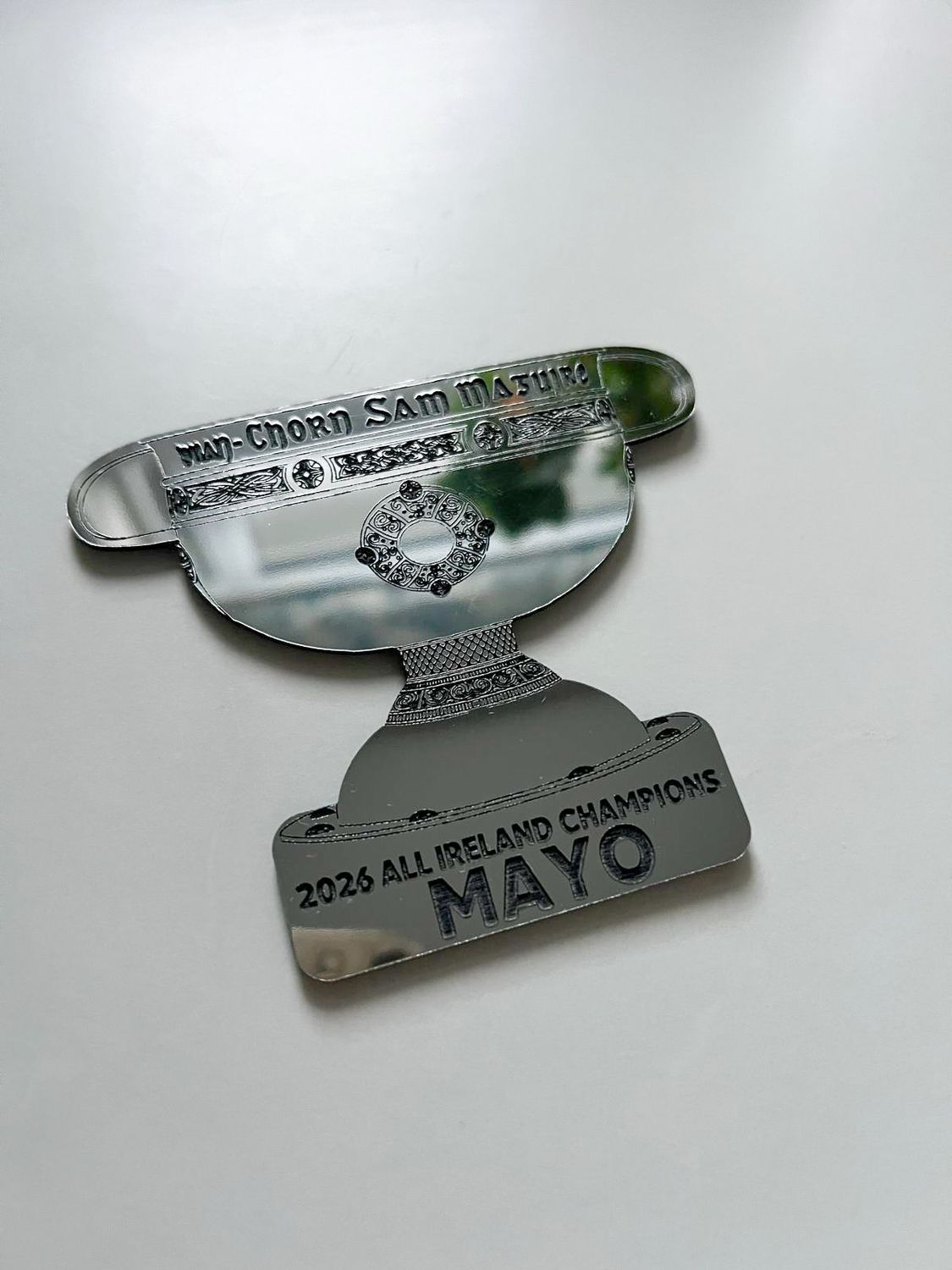 Mayo 2026 All-Ireland Champions Sam Maguire Silver Magnet (90mm x 105mm)