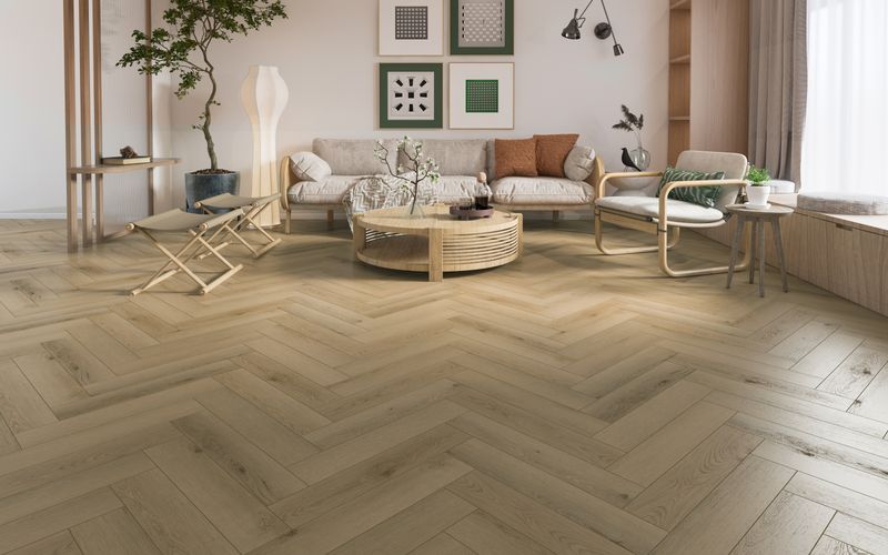 Firmfit Visgraat  6601 (dryback) Sierra Beige