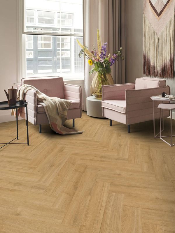 Oakland Visgraat 6201 (dryback) Naturel