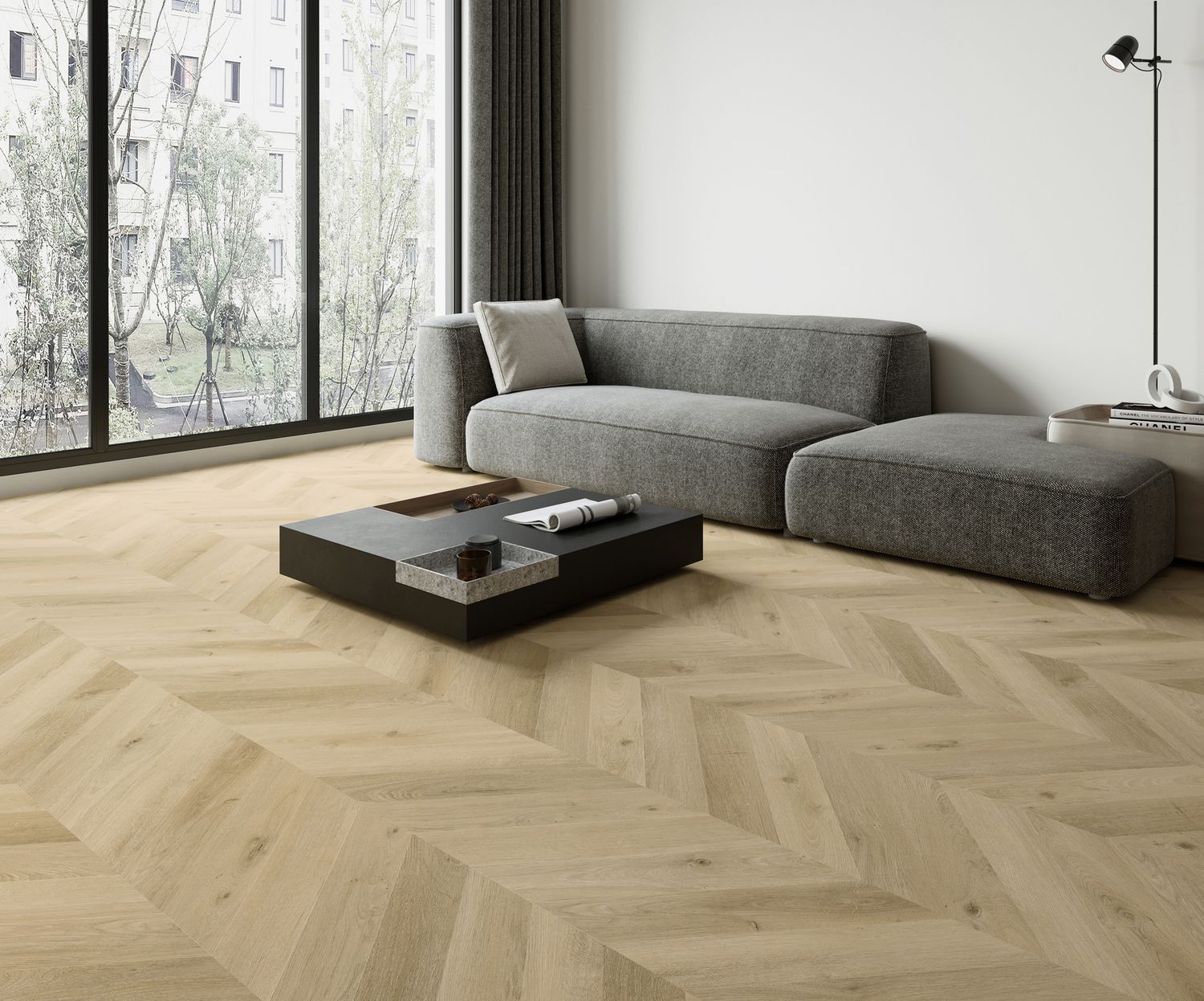 Vario Special 3805 (Hongaarse punt) Prestige Oak Smoked Light