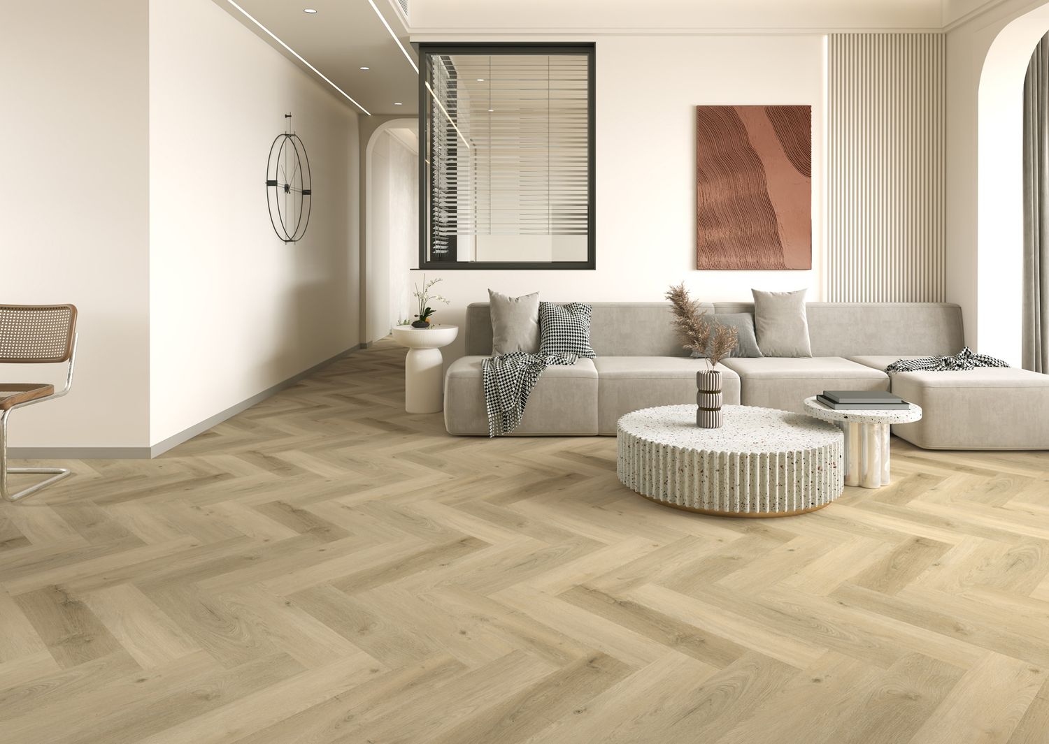 Vario Visgraat 4405 (dryback) Prestige Oak Smoked Light
