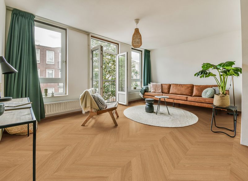 TreeFloor Enia Chevron ARTIX Oak Nature