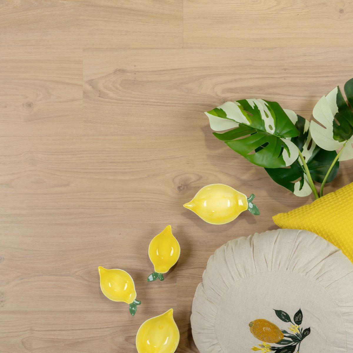 Douwes Dekker PVC klik Riante plank crème brûlée