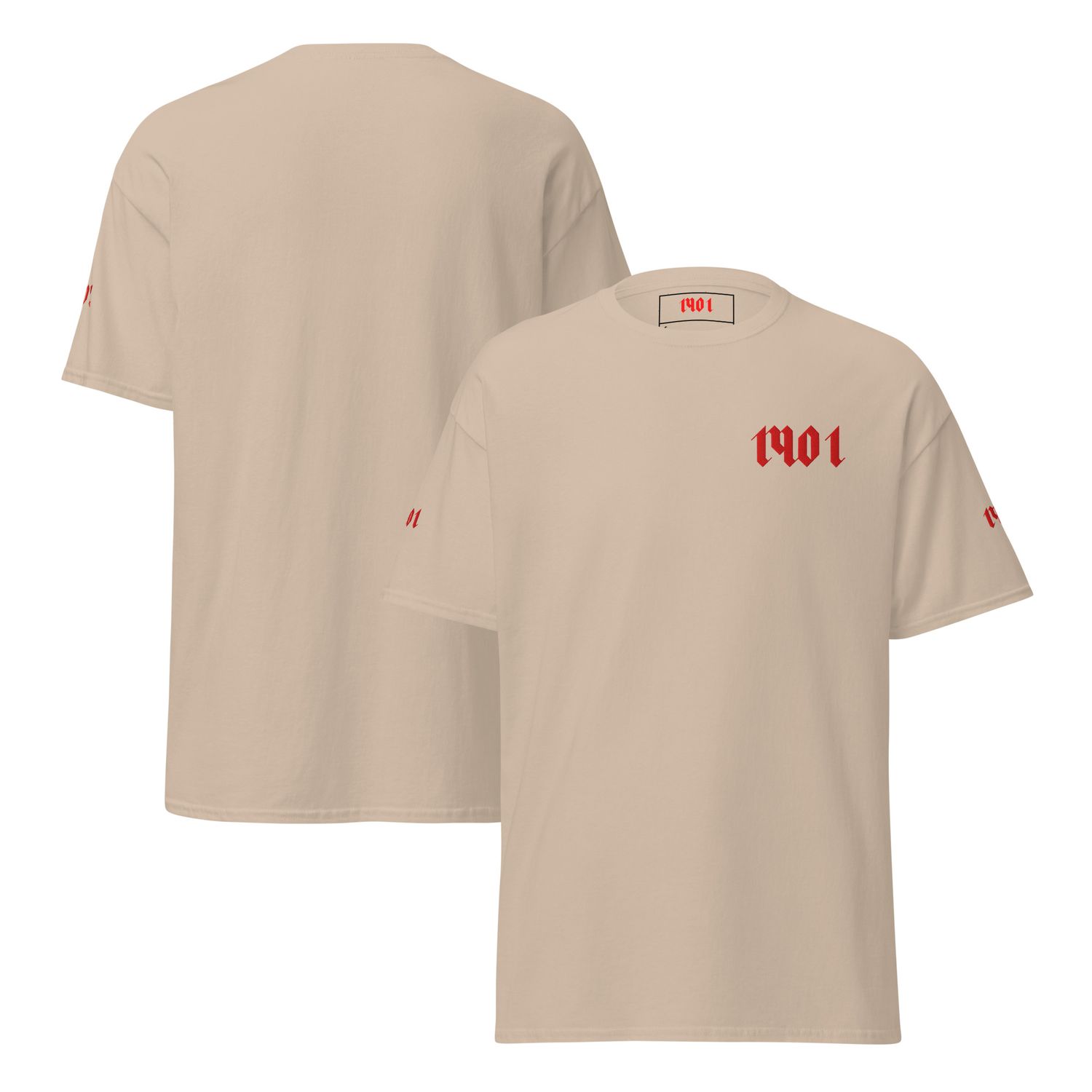 1401 Embroidered classic tee